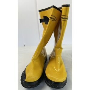 Uline Rubber Boots Yellow Durawear Size 12 S-10486